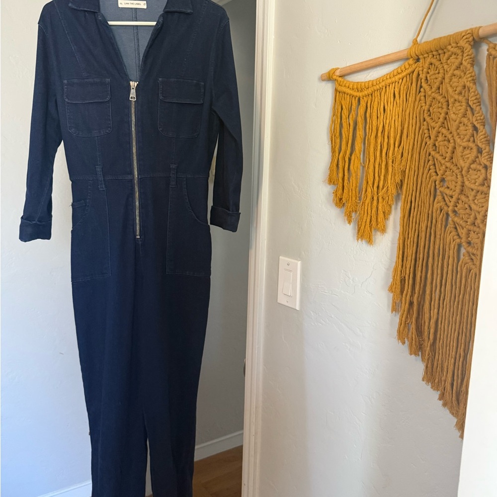 Elegant Dark Blue Jumpsuit